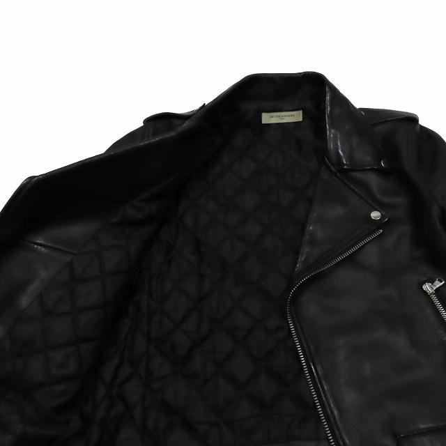 中古】UNITED ARROWS ラムレザージャケット ダブルライダース