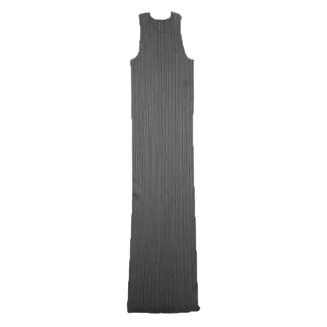 いっせいみやけ　プリーツ　ノースリーブ ピーコックグリーン 中古・古着通販】ISSEY MIYAKE (イッセイミヤケ) プリーツ