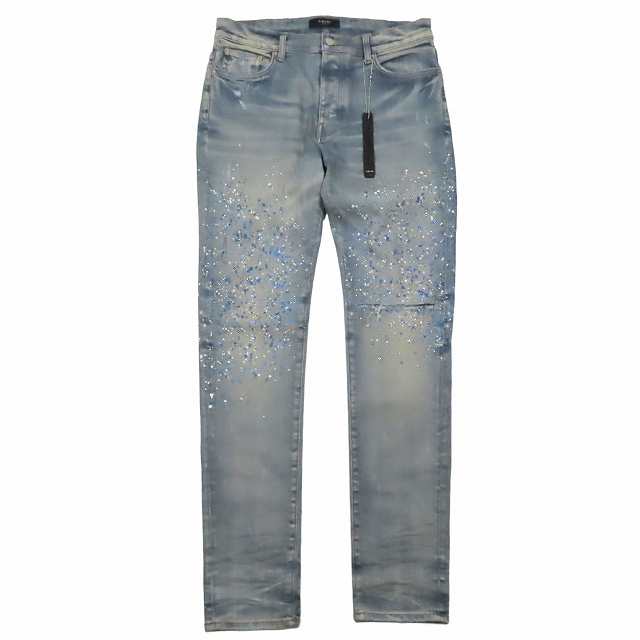 【中古】アミリ AMIRI Crystal Painter Jean ジーンズ デニムパンツ ボタンフライ 34 ブルー/1 メンズ の通販は