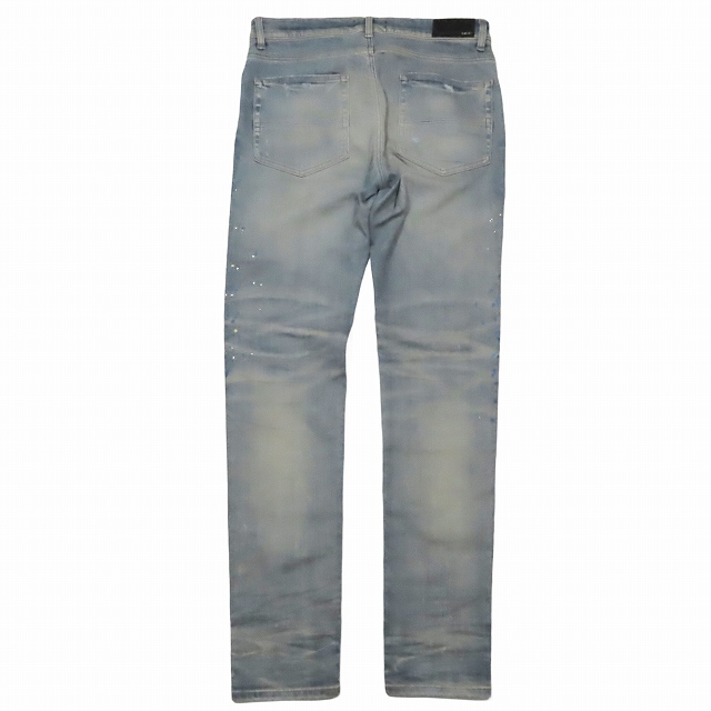 【中古】アミリ AMIRI Crystal Painter Jean ジーンズ デニムパンツ ボタンフライ 34 ブルー/1 メンズ の通販は