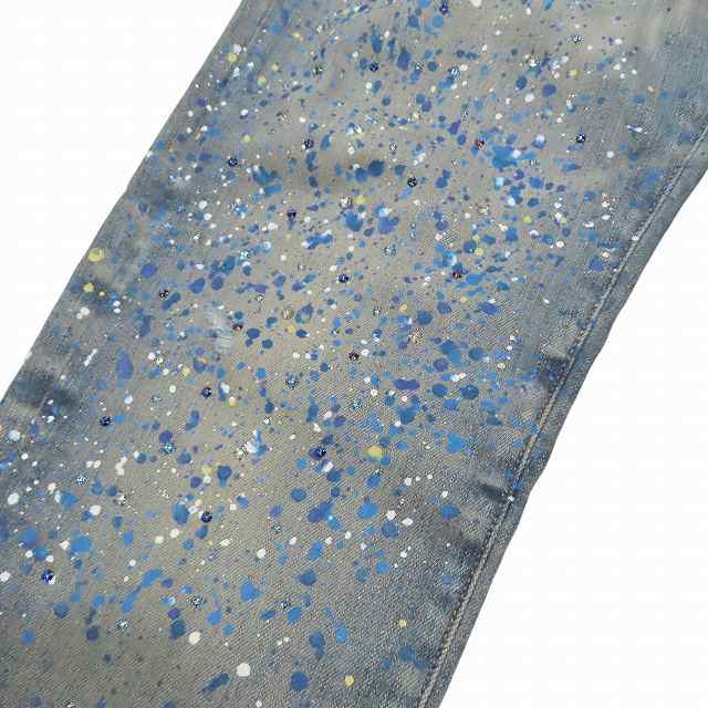 【中古】アミリ AMIRI Crystal Painter Jean ジーンズ デニムパンツ ボタンフライ 34 ブルー/1 メンズ の通販は