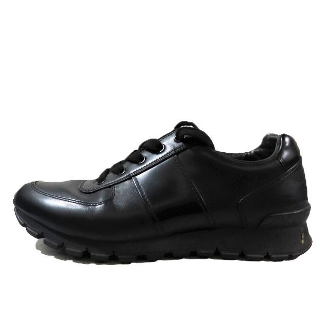中古】プラダスポーツ PRADA SPORT レザーシューズ ローカット  