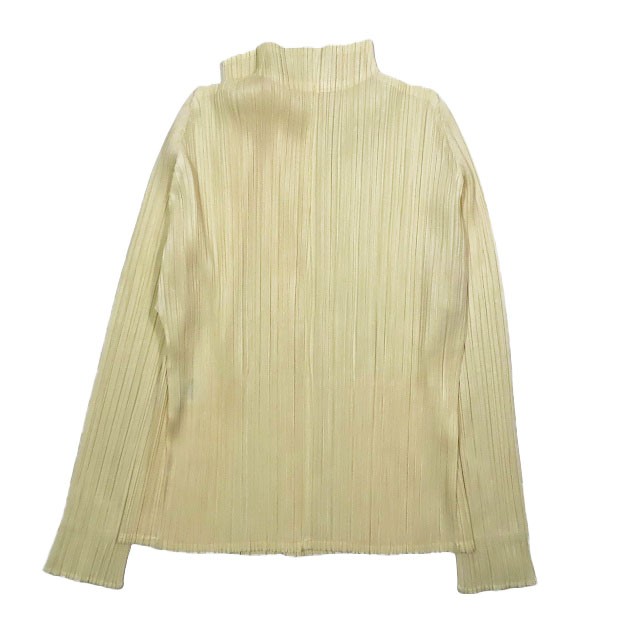 【中古】17SSPLEATS PLEASE ISSEY MIYAKE カーディガン ジャケット ラップカーディガン PP71-J0162 長袖 イエロー系 3 レディース の通販は