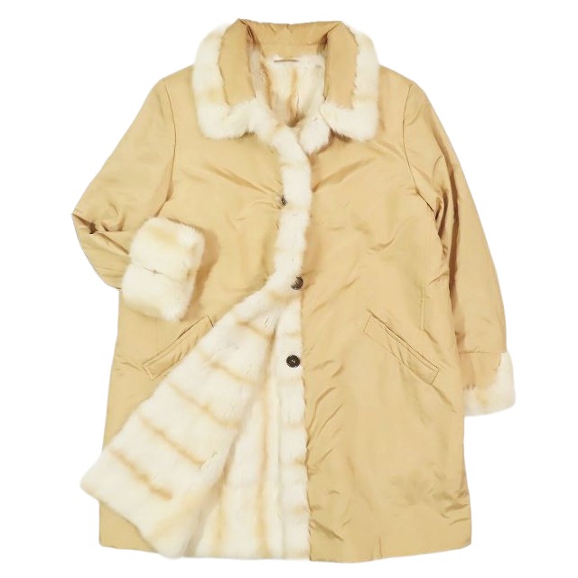 ファーコート イタリア製 イタリア製】アイクリスタリー ミンクファー