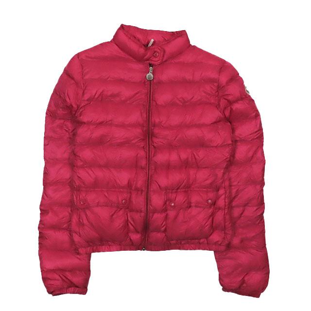 【中古】モンクレール MONCLER Lans GIUBBOTTO ショート ダウンジャケット ランス ライト ピンク 0 レディース