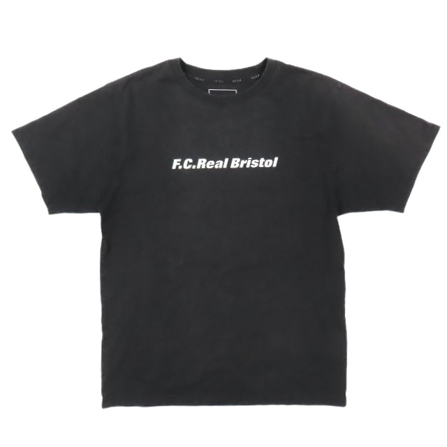 【中古】20ss エフシーレアルブリストル F.C.Real Bristol FCRB ロゴ プリント Tシャツ カットソー クルーネック 半袖 AUTHENTIC L 黒の通販は 6,225円