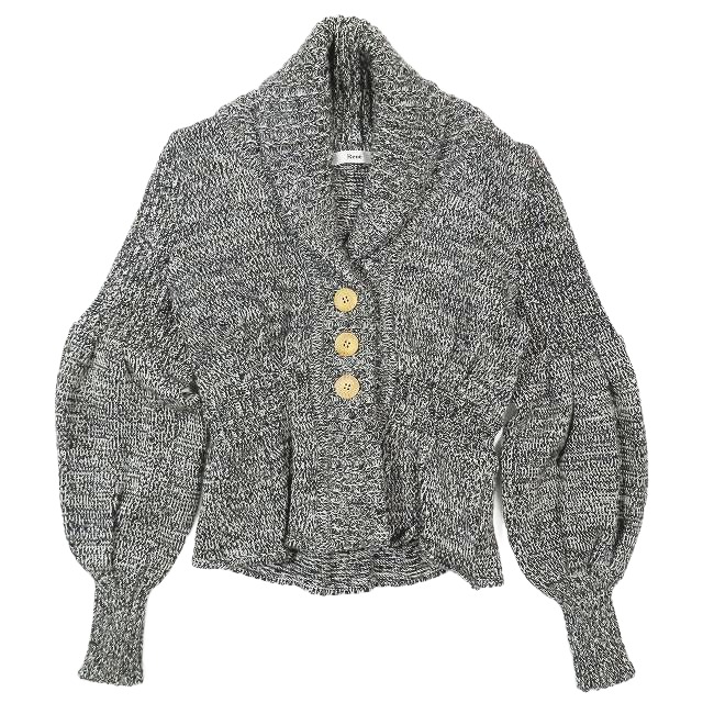 中古】美品 ルネ Rene ショールカラー ニット カーディガン