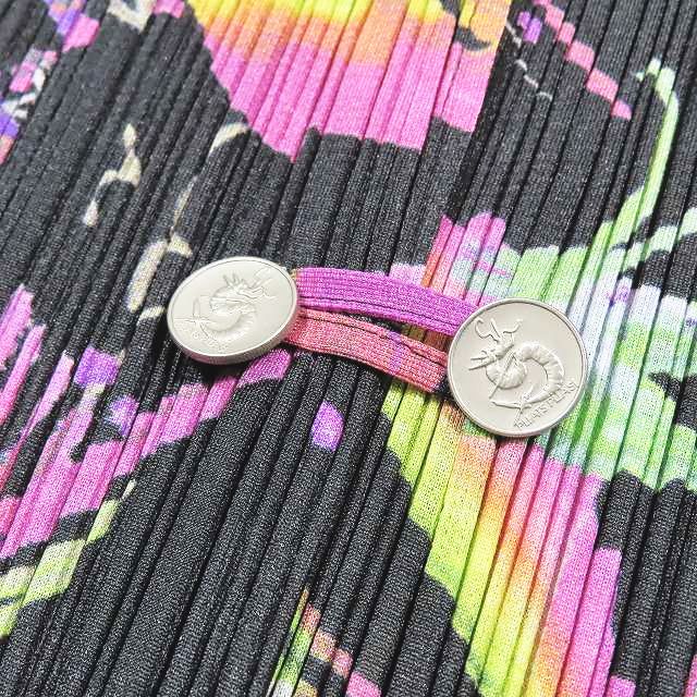 極美品 00s 2006 プリーツプリーズ イッセイミヤケ PLEATS PLEASE ISSEY MIYAKE Archive アーカイブ 龍 チャイナシャツ 3 マルチカラー 中古】極美品 00s 2006 プリーツプリーズ イッセイミヤケ PLEATS