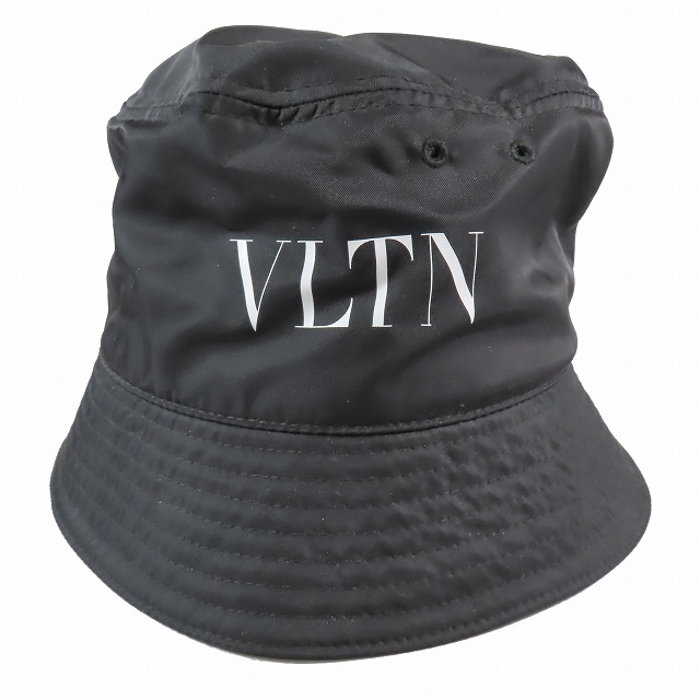 【極希少】VALENTINO VLTNロゴ ハット ユニセックスモデル VALENTINO】 ヴァレンティノ VLTN ロゴ バケットハット