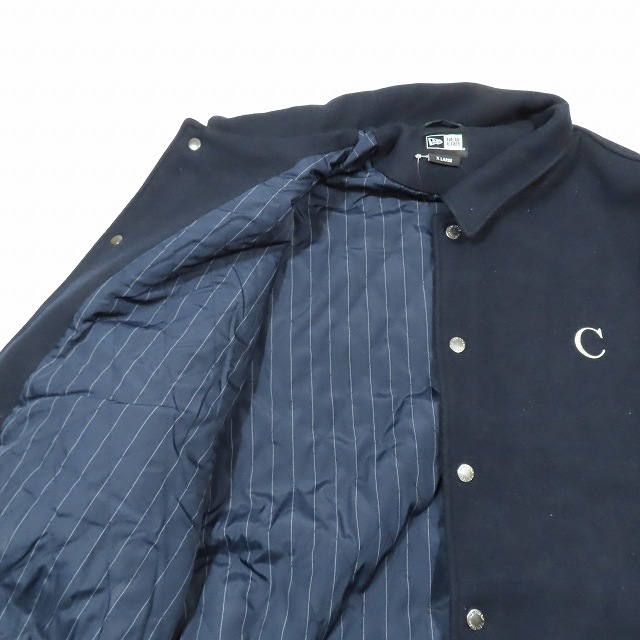 中古】未使用品 NEW ERA × CALNAMUR メルトン ヴァーシティジャケット