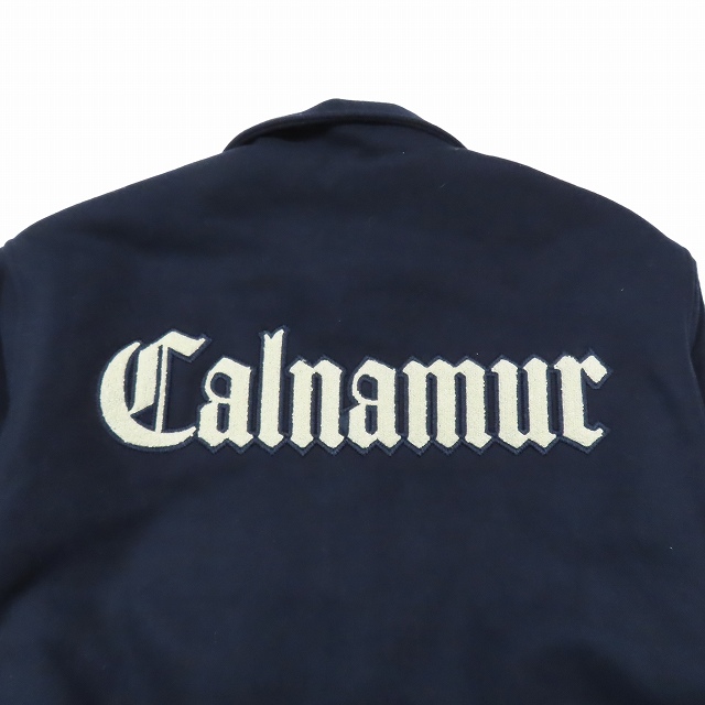 中古】未使用品 NEW ERA × CALNAMUR メルトン ヴァーシティジャケット