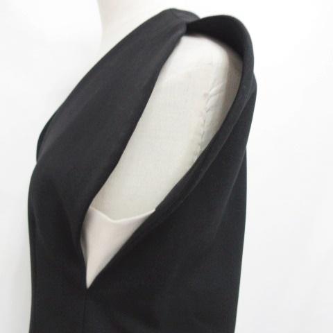 中古 ヨーコチャン Yoko Chan 17年 膝丈 ワンピース ノースリーブデザイン Vネック Ycd 117 302 黒 38 0805 Ibs70 レディースの通販はau Pay マーケット ブランド古着のベクトル