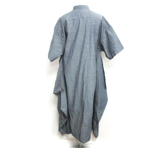 中古 未使用品 ハイク Hyke ss Chambray Short Slv Dress シャツ ワンピース ロング シャンブレー ネイビー 1の通販はau Pay マーケット ブランド古着のベクトル