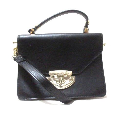 中古 スナイデル Snidel クラシックメディカルバッグ ショルダーバッグ ハンドバッグ 2way Swgb エコレザー 黒 ブラック の通販はau Pay マーケット ブランド古着のベクトル