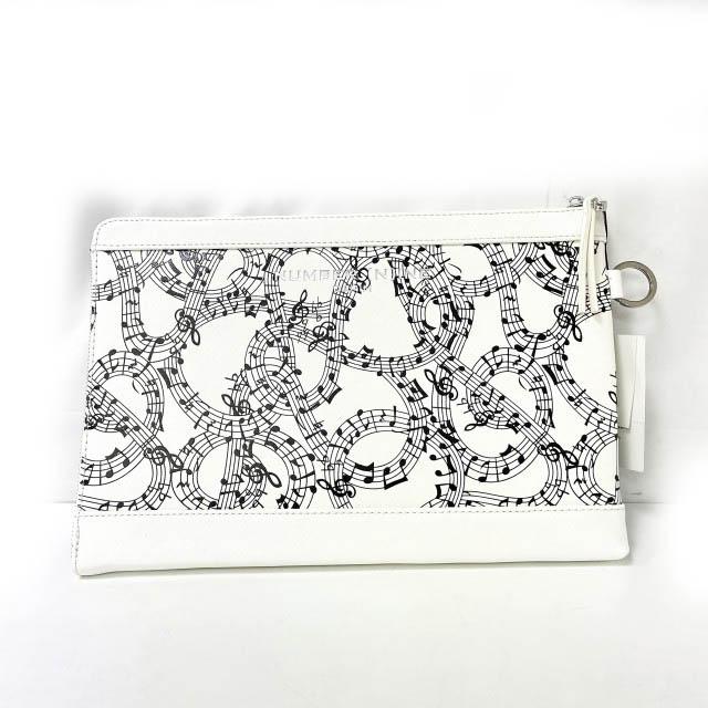 中古 未使用品 ナンバーナイン Number N Ine Denim クラッチバッグ 音符柄 総柄 白 0409 メンズの通販はau Pay マーケット ブランド古着のベクトル