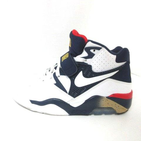中古 ナイキ Nike Air Force 180 Olympic 100 スニーカー エアフォース180 ハイカット オリンピック 白紺 赤 24 5cmの通販はau Pay マーケット ブランド古着のベクトル