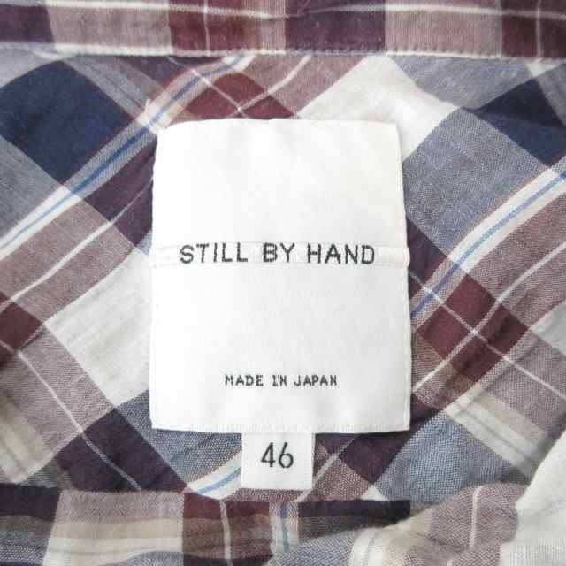 中古】スティルバイハンド STILL BY HAND ワイヤーシャツ 七分袖