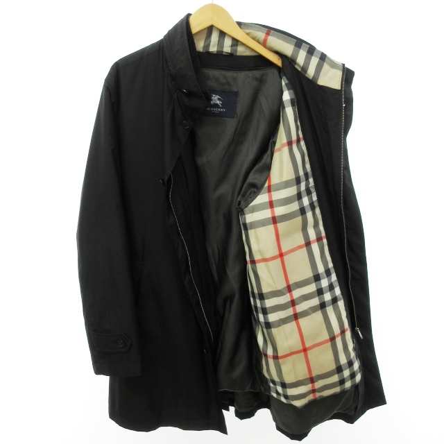 【中古】バーバリー ロンドン BURBERRY LONDON ライナーダウン ステンカラーコート ジャケット 裏地ノバチェック LL|au PAY マーケット