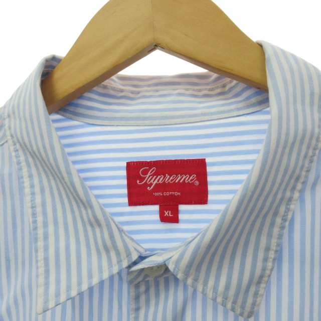 【中古】シュプリーム SUPREME 21SS Iggy Pop S/S Shirt イギー ポップ ストライプ シャツ 水色 白 XL 半袖|au PAY マーケット 【中古】シュプリーム SUPREME 21SS Iggy Pop S/S Shirt イギー ポップ ストライプ シャツ 水色 白 XL 半袖|au PAY マーケット