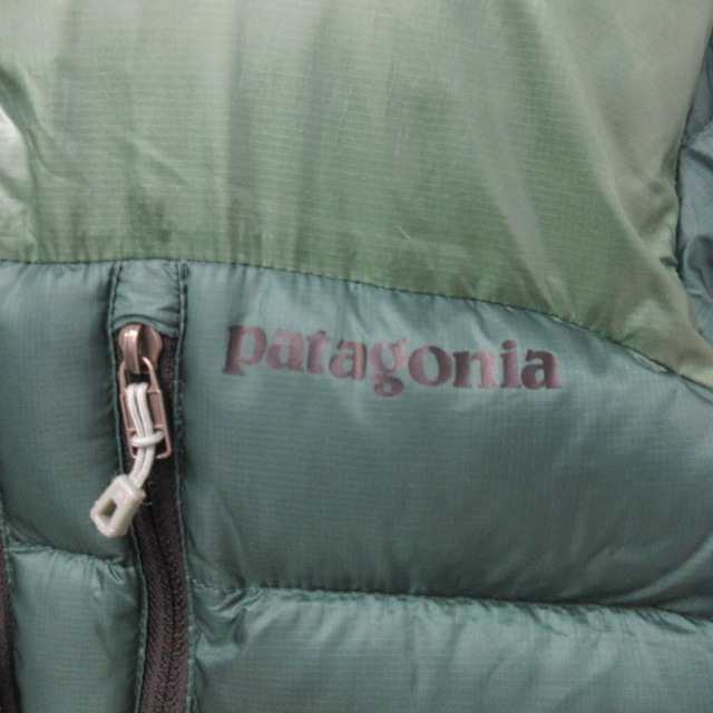 パタゴニア 84585FA14 フィッツロイダウンジャケット 緑 XS59cm着丈