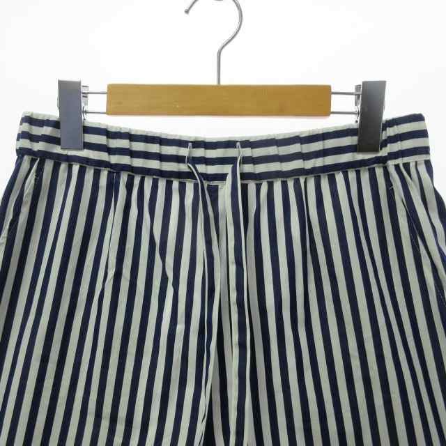 【中古】未使用品 サカイ sacai ×トーマスメイソン THOMAS MASON 23SS ストライプ ショートパンツ cotton poplin  1 S｜au PAY マーケット