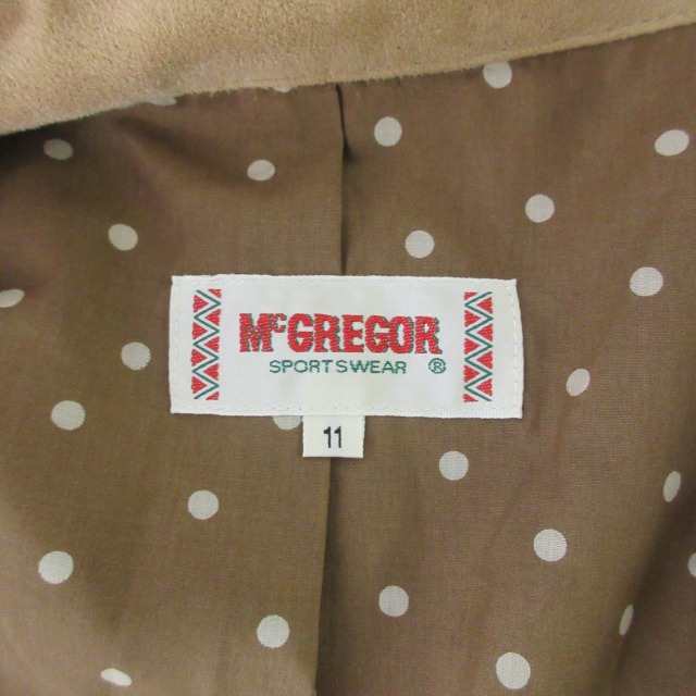 【美品】マックレガー-McGREGOR-フェイクスウェードワイドジャケット