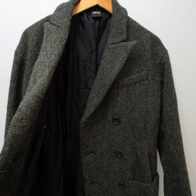 中古】アスペジ ASPESI ×ハリスツイード HARRIS TWEED ヘリンボーン ...