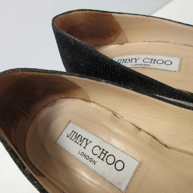 中古】ジミーチュウ JIMMY CHOO LONDON パンプス ヒールシューズ ラメ