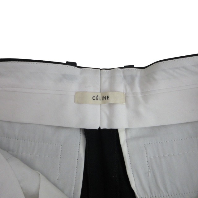 中古】セリーヌ CELINE 美品 フィービー期 シルク混 ウール パンツ