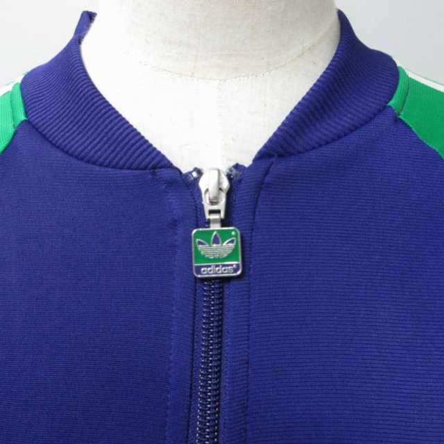 【中古】アディダスオリジナルス adidas originals トラックジャケット ナイロンジャケット ブルゾン 緑 紫 L ■GY12｜au  PAY マーケット