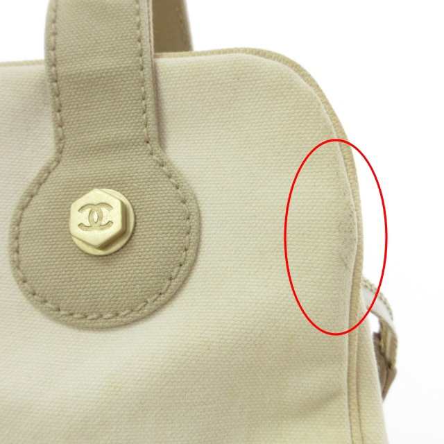 中古】シャネル CHANEL マシュマロ ハンドバッグ キャンバス トート