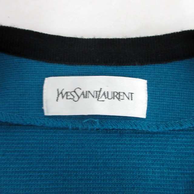 中古】イヴサンローラン YVES SAINT LAURENT ウールロングカーディガン