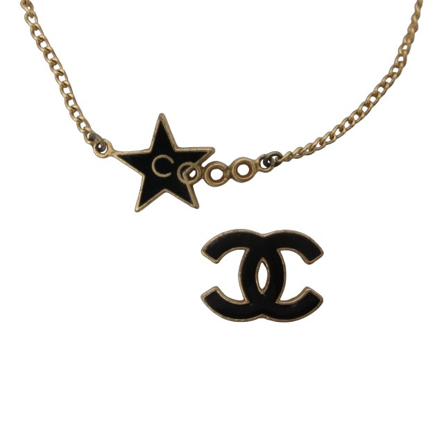 中古】シャネル CHANEL ココマーク チャーム ネックレス 2点セット 01P