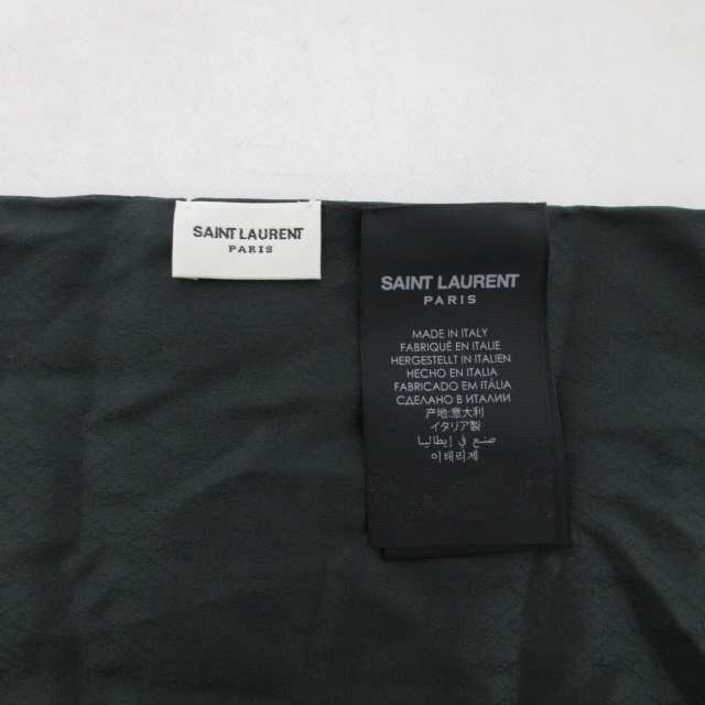 中古】サンローラン パリ SAINT LAURENT PARIS シルクスカーフ タイ