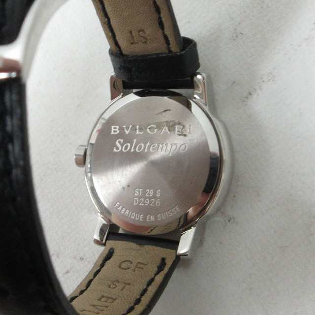 中古】ブルガリ BVLGARI ST29S ソロテンポ 腕時計 ウォッチ クォーツ