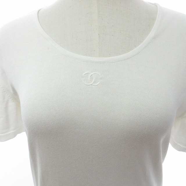 中古】シャネル CHANEL BOUTIQUE 90s ヴィンテージ チビTシャツ ニット