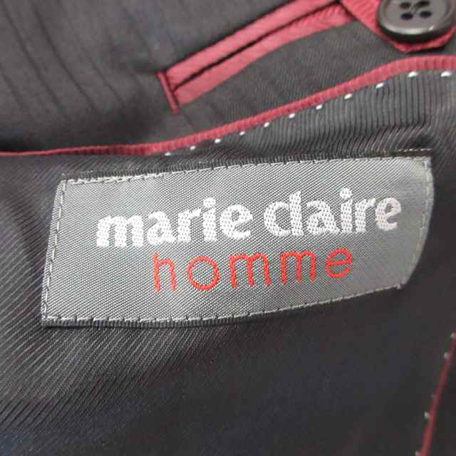 中古】マリクレール MARIE CLAIRE HOMME 美品 セ ットアップ スーツ