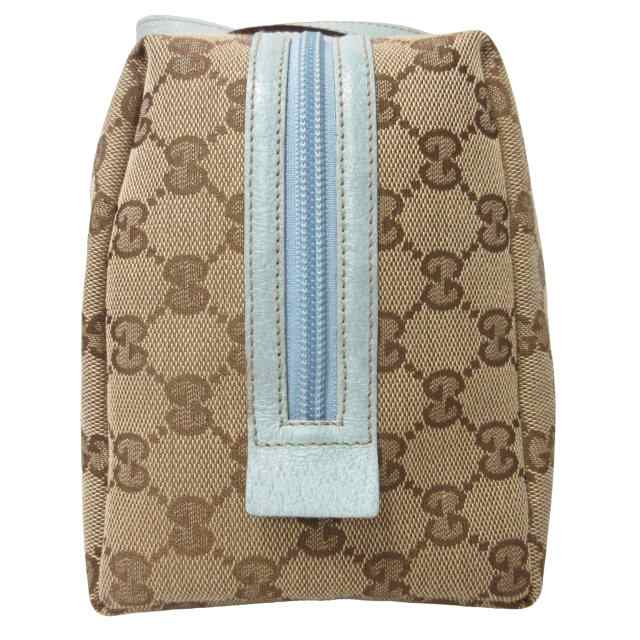 中古】未使用品 グッチ GUCCI 124542 GG柄 キャンバス ハンドバッグ 