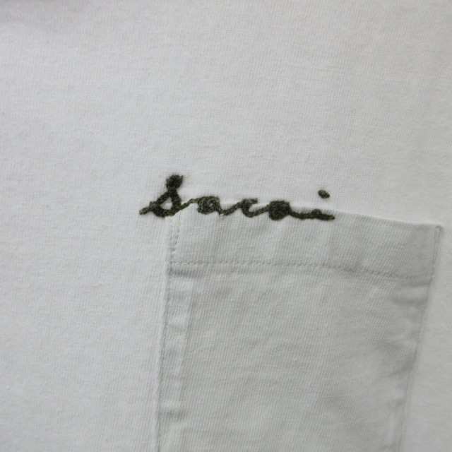 中古】サカイ sacai 美品 22SS コットンツイル Tシャツ カットソー