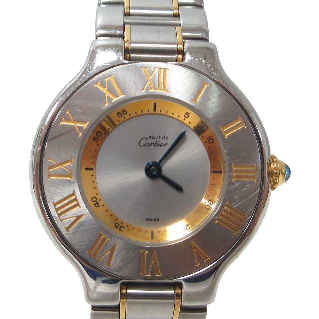 中古】カルティエ Cartier マスト21 1340 ヴァンテアン 腕時計