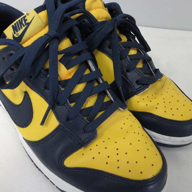 メンズNIKE DUNK LOW MICHIGAN ナイキ ダンク ミシガン 27 - スニーカー