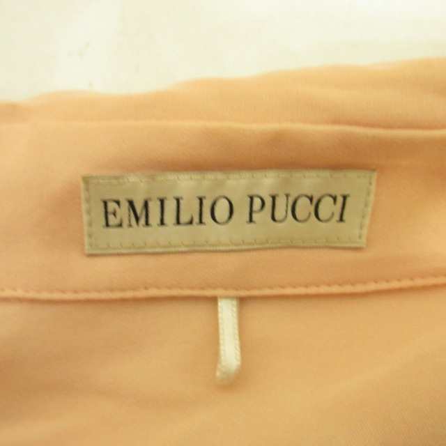 中古】エミリオプッチ EMILIO PUCCI シルク シャツ カットソー