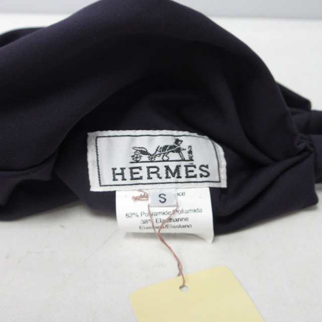 エルメス HERMES タグ付き BANDEAU ヘアバンド ヘアターバン-