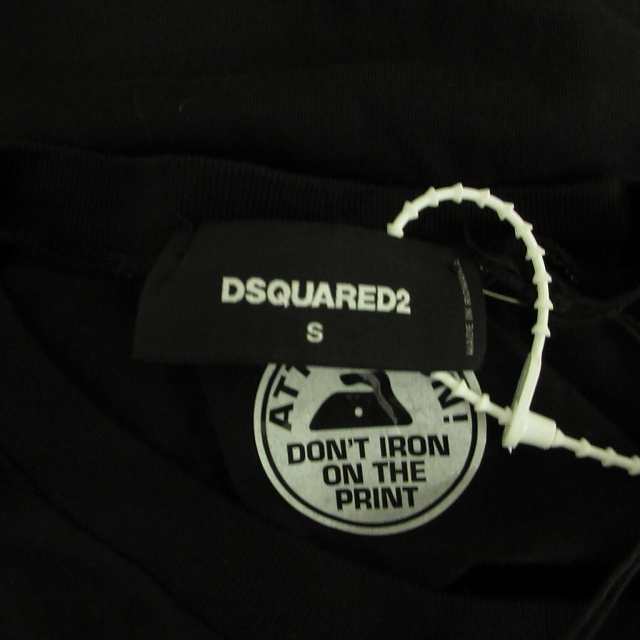 DSQUARED2 ディースクエアード Tシャツ 黒 S 新品 未使用 タグ付き