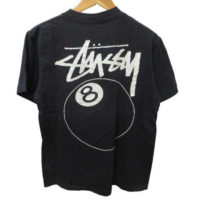 メンズOLD STUSSY 8ボール tシャツ 黒 90's usa製 ヴィンテージ - T