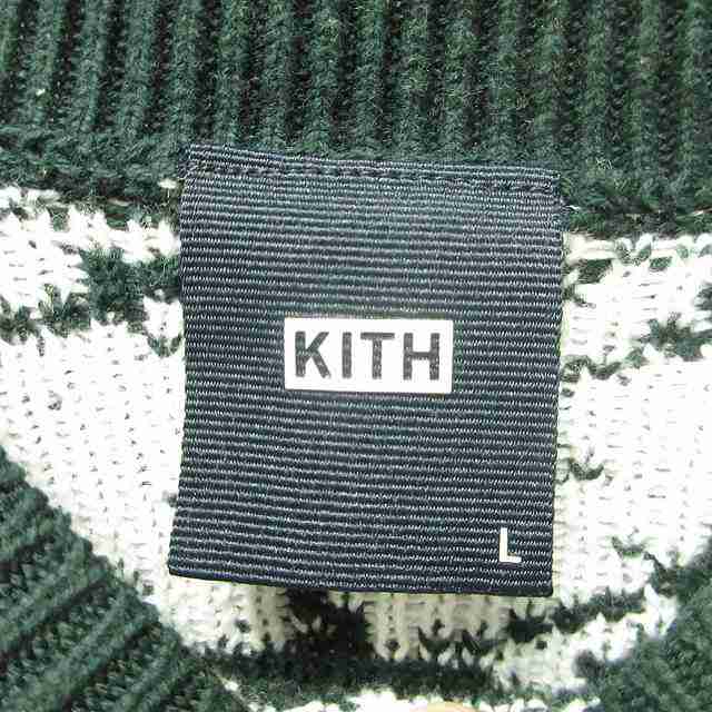 【中古】キスニューヨークシティ KITH NYC 20AW KITHMAS ノルディック柄 ニット セーター 20-080-06-0020-4-0  長袖 L｜au PAY マーケット