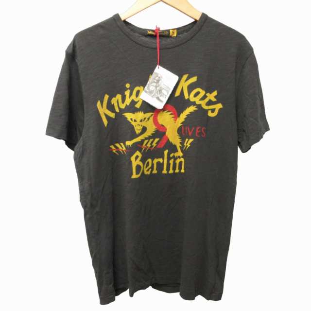 【中古】未使用品 ジョンソンモータース タグ付き Knight Kats Berlin USA製 Tシャツ カットソー 半袖 黒 S IBO44｜au  PAY マーケット