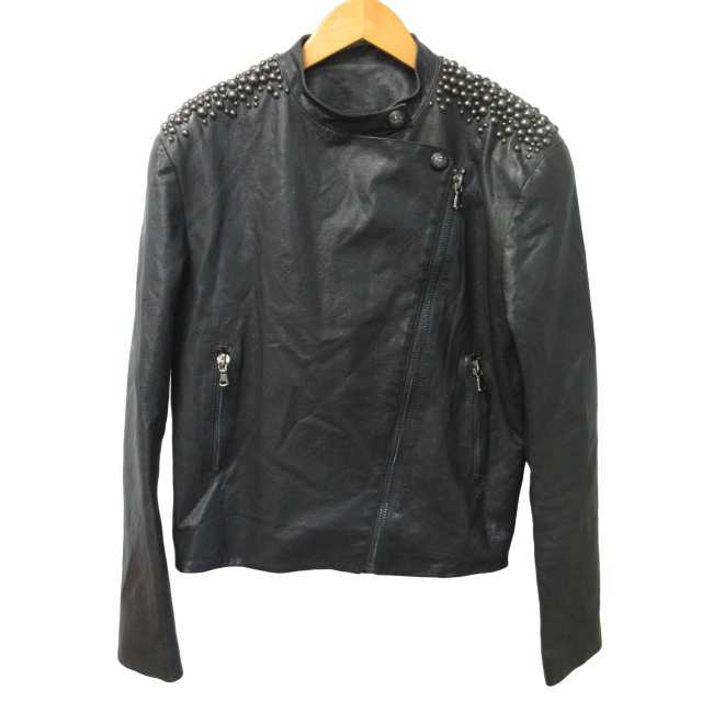 中古】バルマン BALMAIN PIERRE ライダースジャケット シングル