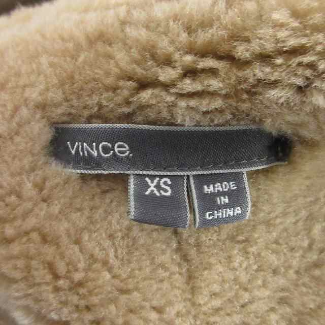 正規取扱店販売店 VINCE ヴィンス ムートン コート SIZE XS ブラウン