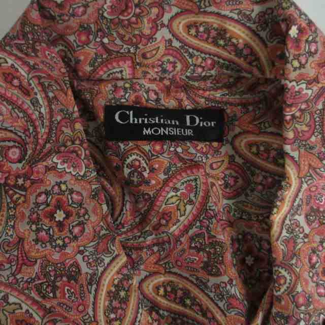 中古】クリスチャンディオール Christian Dior MONSIEUR シャツ 半袖